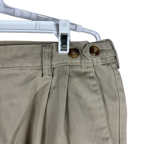 Farah Stretch Mens Khaki Tailored Trousers W34 L29 Cotton/Polyester Blend - Picture 2 of 7